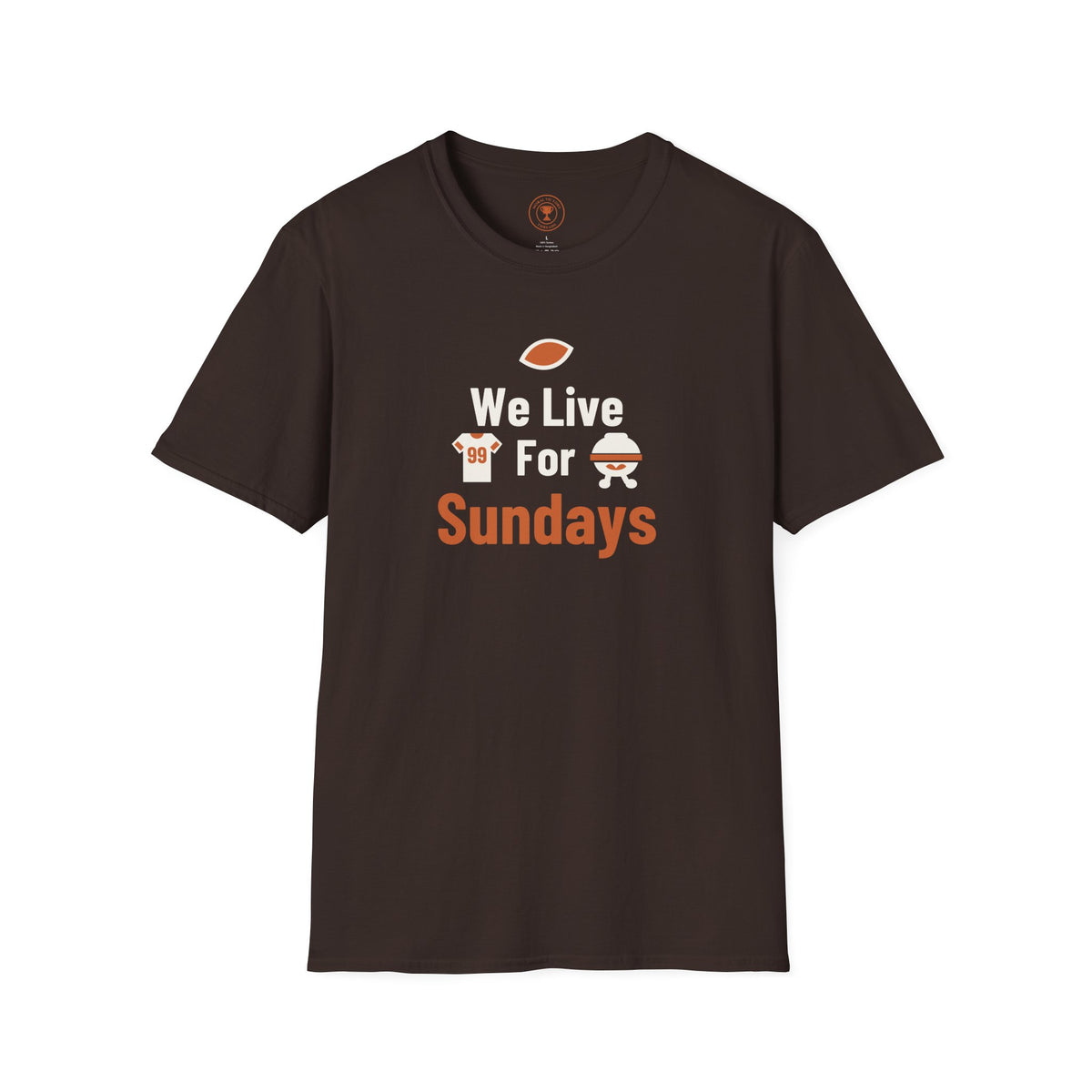 We Live For Sundays Adult T-Shirt
