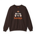 We Live For Sundays Adult Crewneck