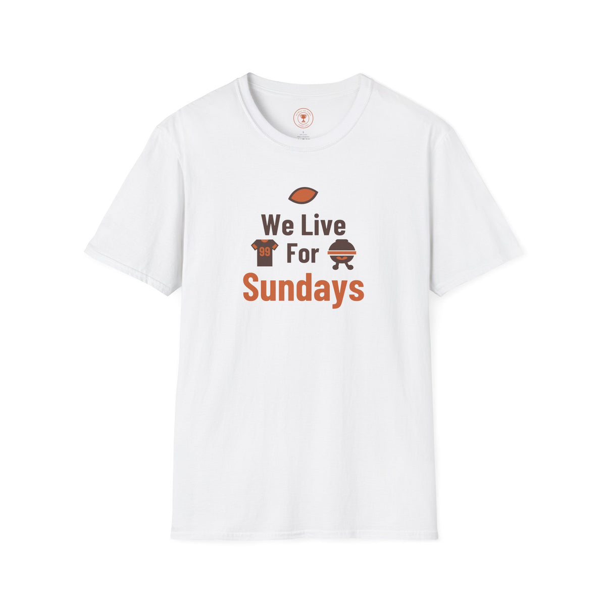 We Live For Sundays Adult T-Shirt