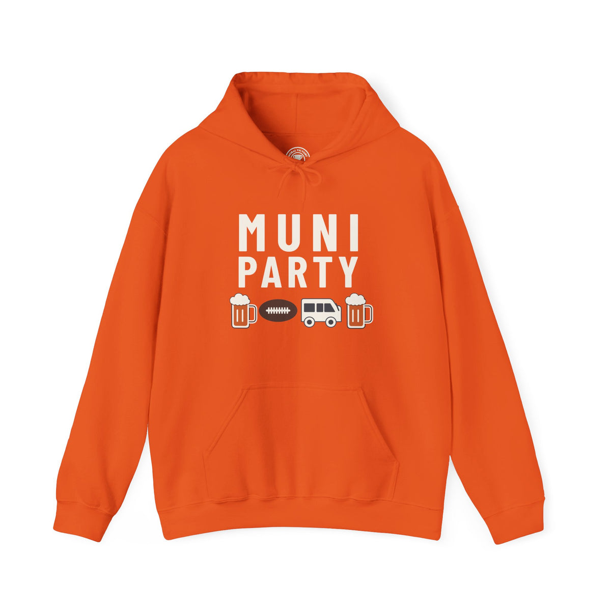 Muni Party Adult Hoodie