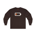 Low Battery Adult Long Sleeve T-Shirt