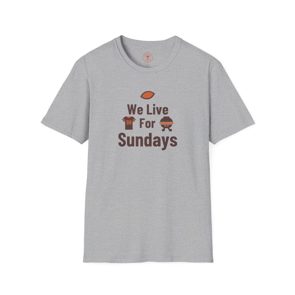 We Live For Sundays Adult T-Shirt