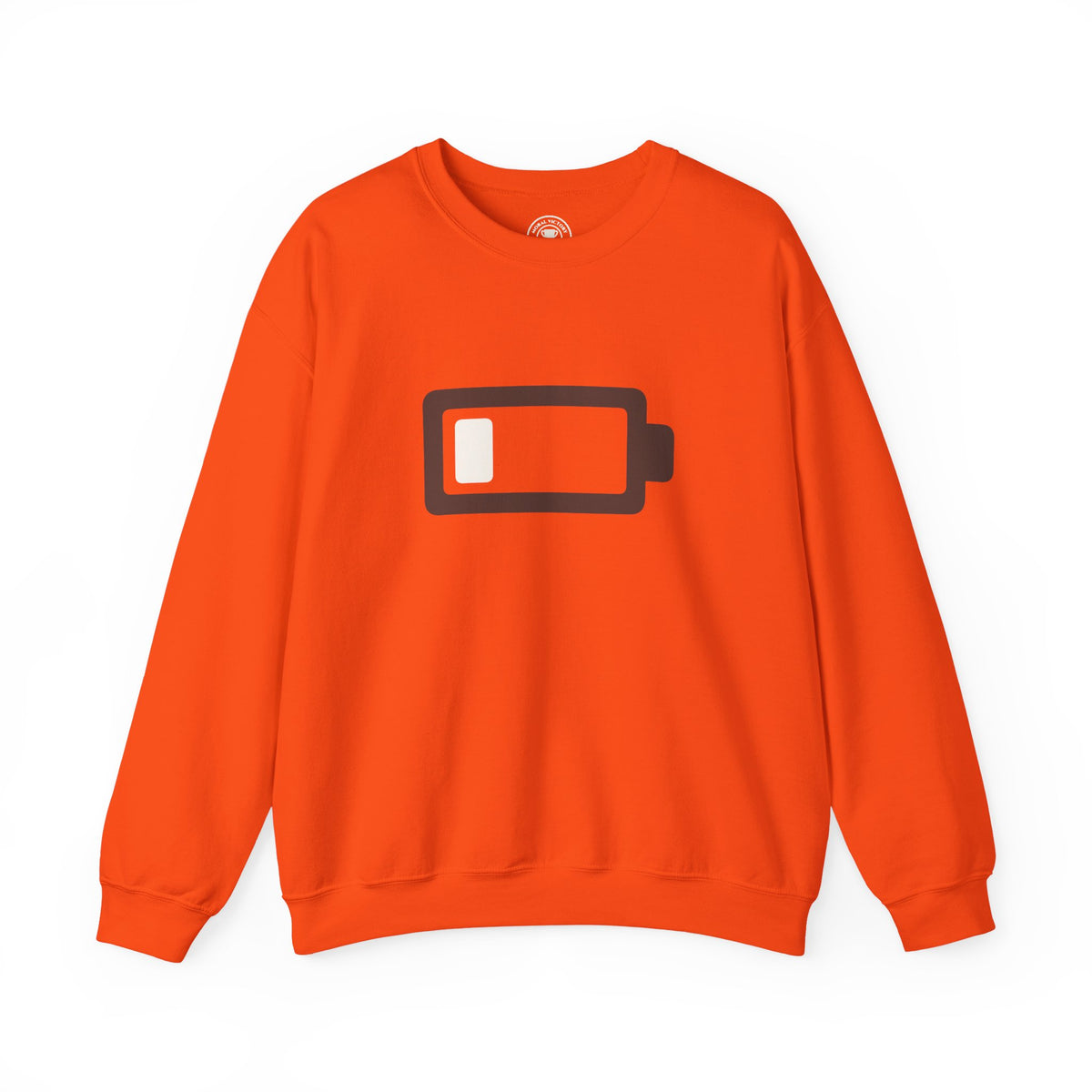 Low Battery Adult Crewneck